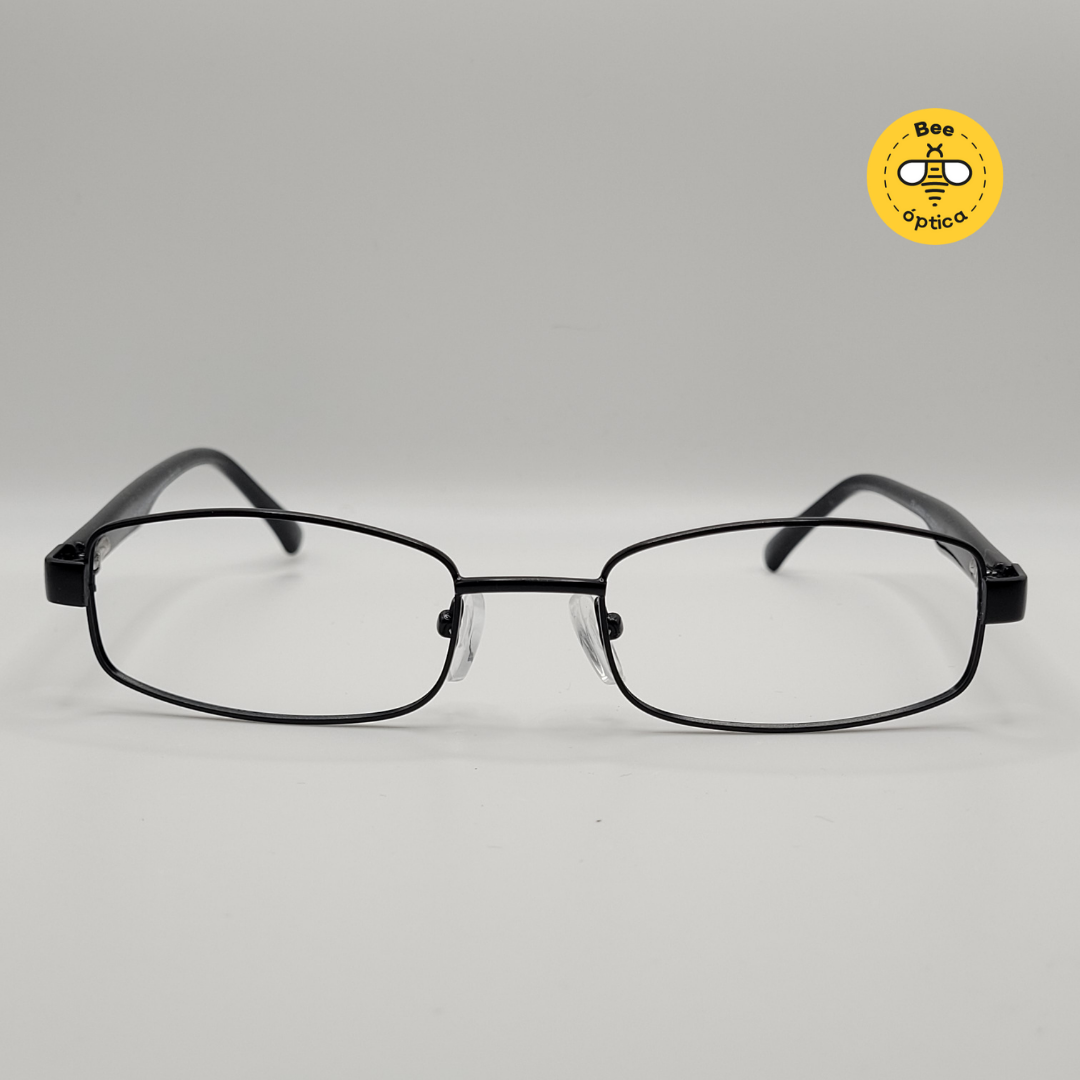 Armazón rectangular negro