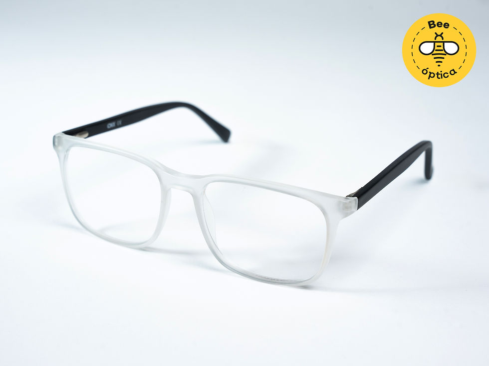 Armazón rectangular transparente