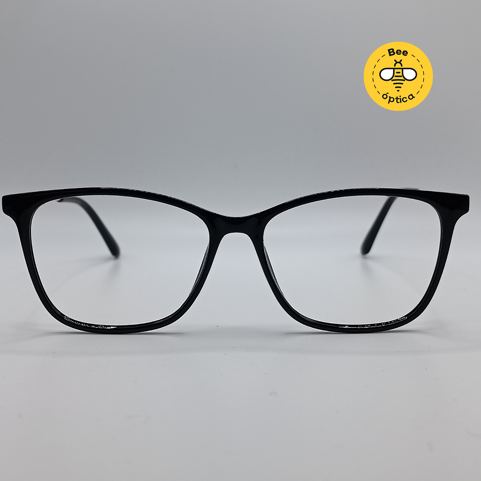 Armazón negro con varillas metálicas