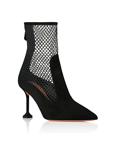 Aquazzura Dawn Mesh Bootie 85