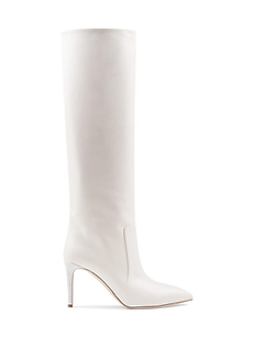 Paris Texas Knee-High Leather Stiletto Boots