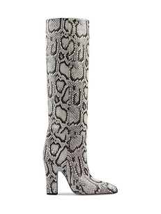 Lavinia Embossed Leather Knee-High Boots