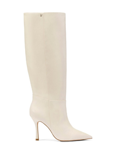 Larroudé Kate Boot In Ivory Leather
