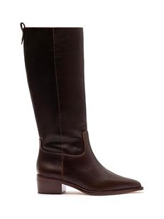 Larroudé Florencia Boot In Brown Leather