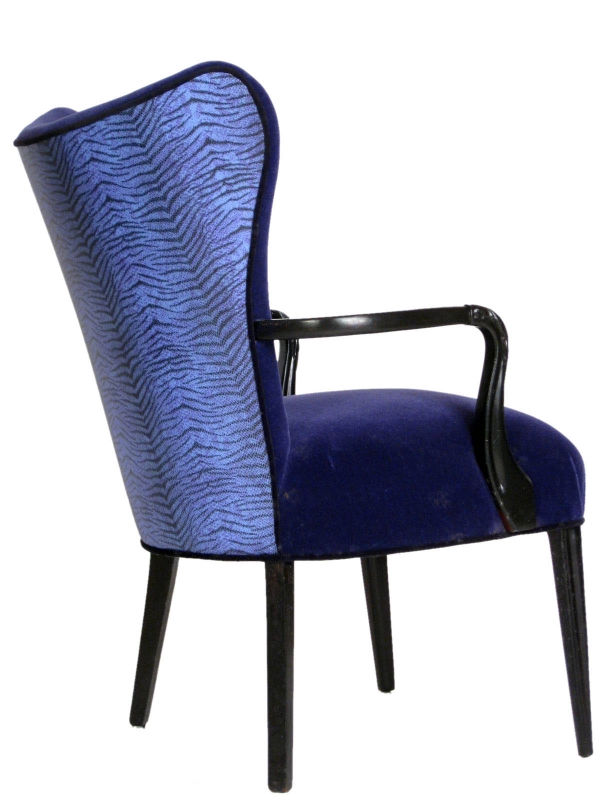 Thumbnail: Pair of Cobra Fan Back Chairs