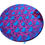 Thumbnail: Round Resin Top Entry or Game Table, Turquoise Pink