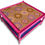 Thumbnail: Faux Bamboo Chippendale Square Coffee Table, Hot Pink