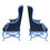 Thumbnail: 2 Highback chairs, Ocean Blue