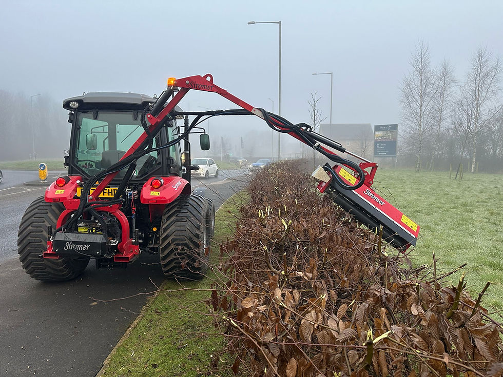 The Siromer with hedge trimmer