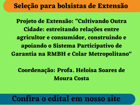 EDITAL DE SELEÇÃO PARA BOLSISTA DO PBEXT 2022