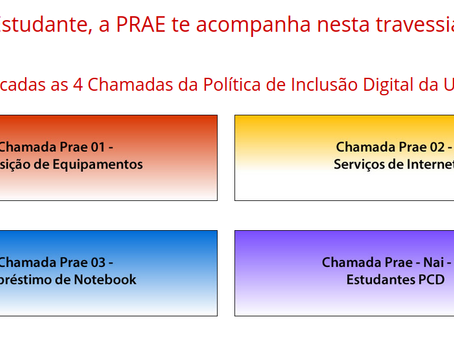 Publicadas as 4 Chamadas da Política de Inclusão Digital da UFMG