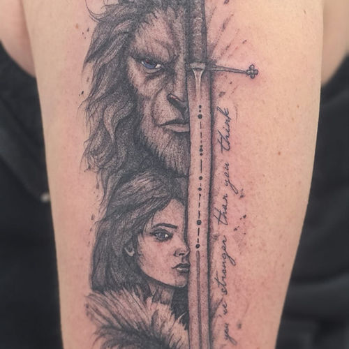 Realistisches Tattoo Portrait