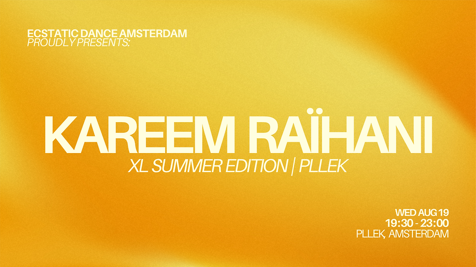XL CACAO SUMMER EDITION ft KAREEM RAÏHANI | EDA @ PLLEK
