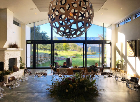 Cloudy Bay Shed cellar door and restaurant with Latitude 45 wine tours