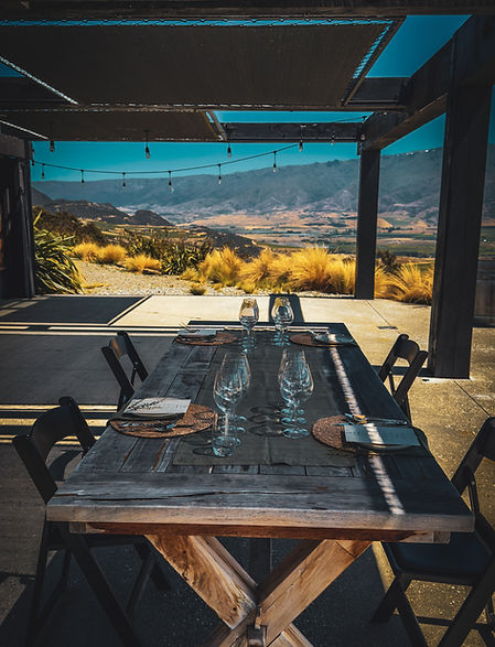 Lunch at a Central Otago Winery