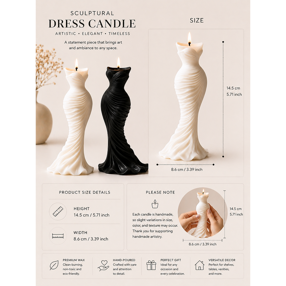 Thumbnail: Sculptural Dress Candle