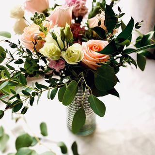 tall floral arrangement 