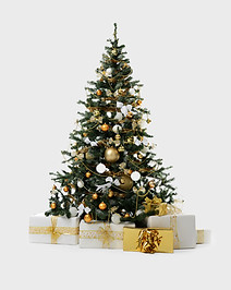 Christmas Tree with Presents