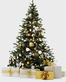 Christmas Tree with Presents