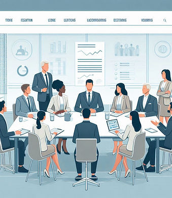 Geschäftsteam bei einem Meeting im Konferenzraum