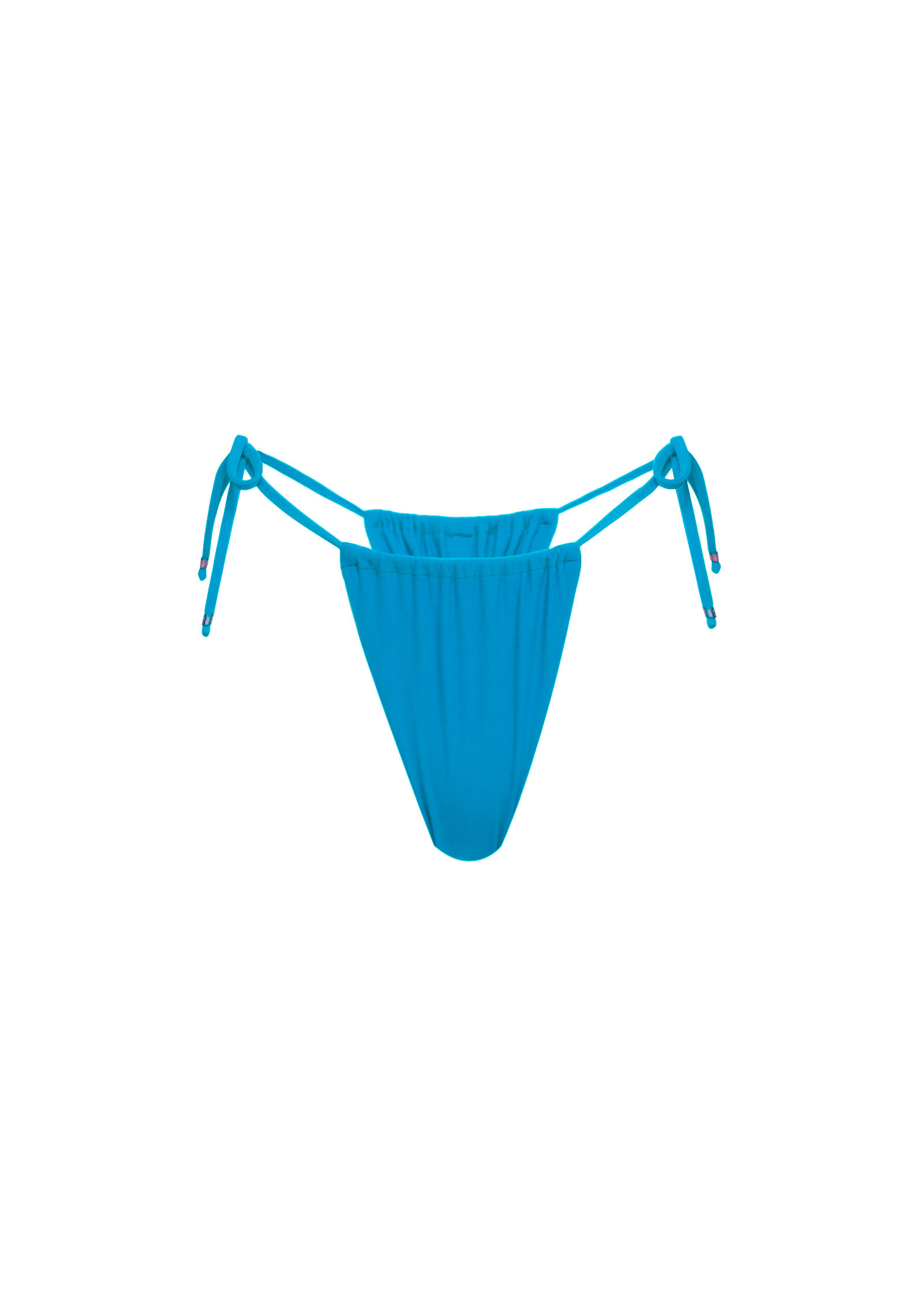 Curtininha Bikini Bottom in Turquoise