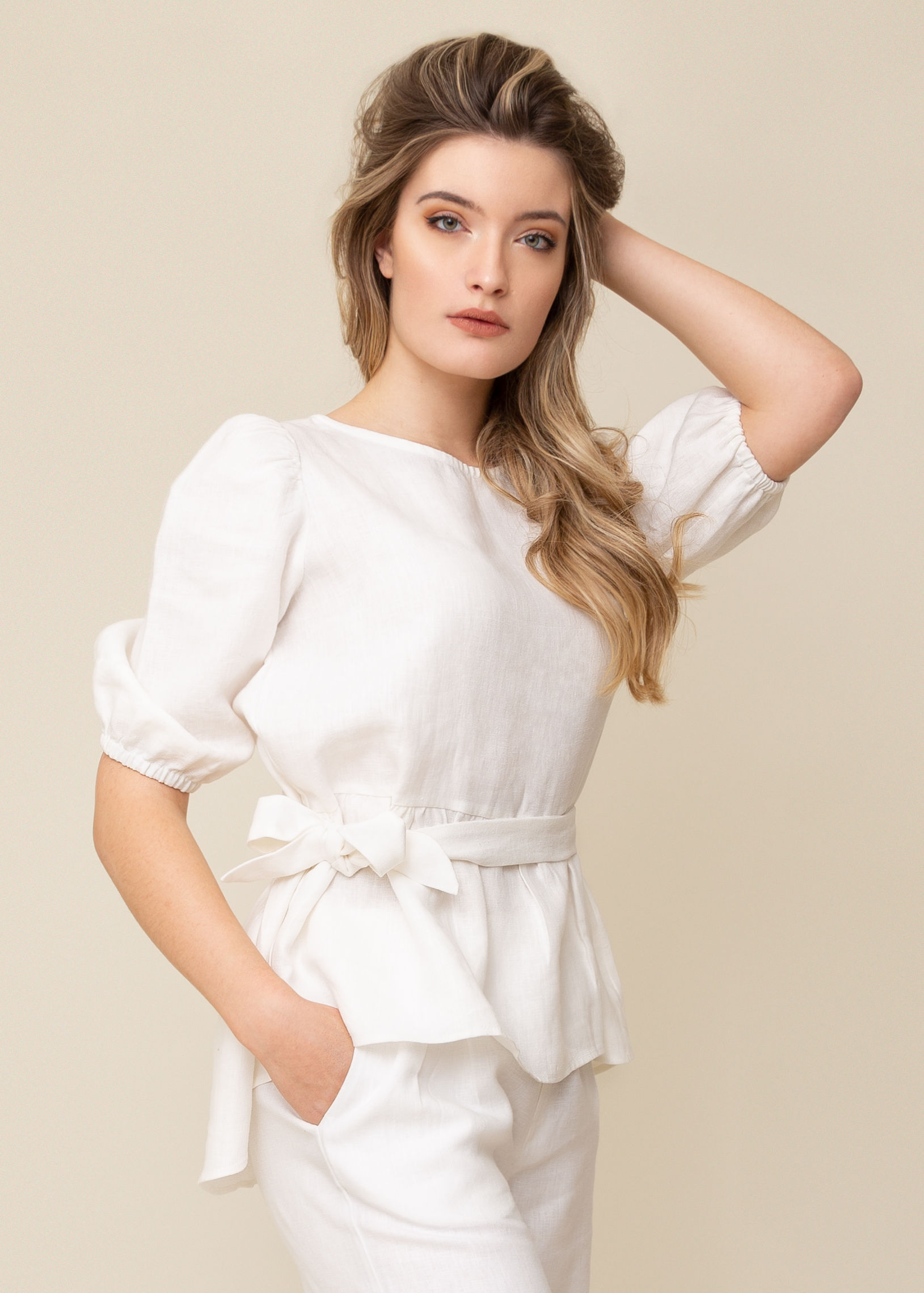 Blouse Bata Branco Pérola