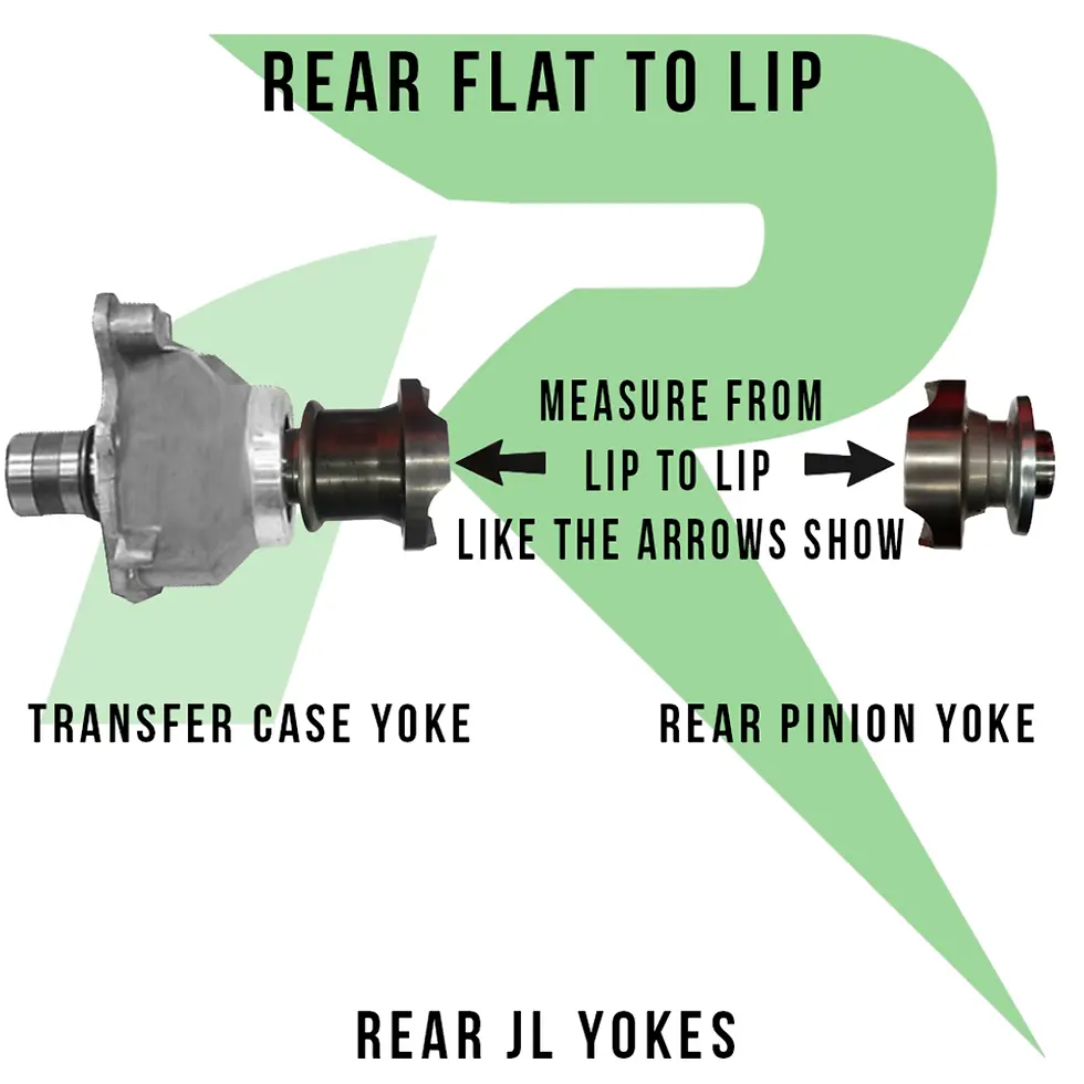 Thumbnail: Jeep Wrangler JL Rear 1350 CV Driveshaft 4 Door Revolution Gear and Axle