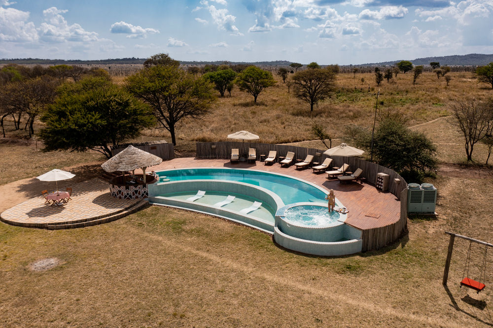 The Serengeti from the air