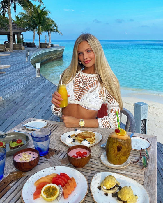 Breakfast: the variety tells you what the resort spends