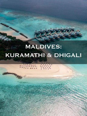 Aerial view of Dhigali island