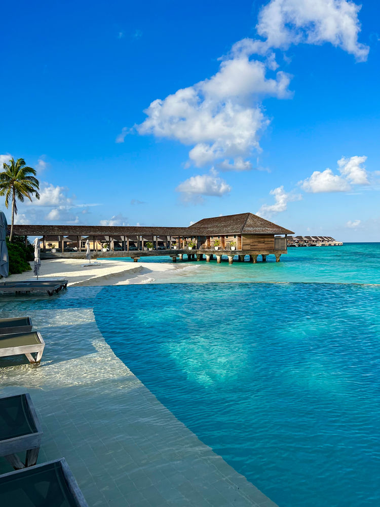 The pool, and nobody in it