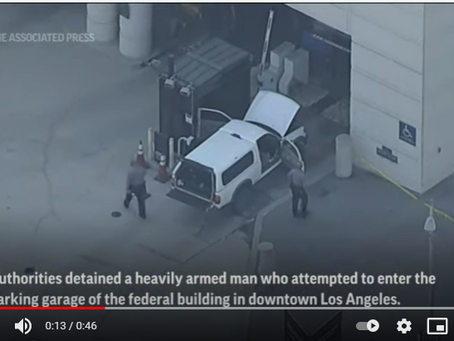 Paragon Systems PSO's Stop Heavily Armed Man from entering Los Angeles Federal Building