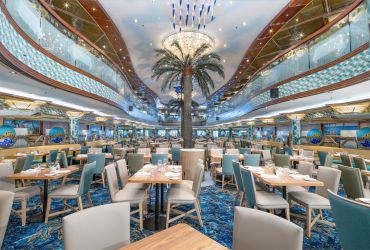 Dining room on the Margaritaville at Sea Islander cruise