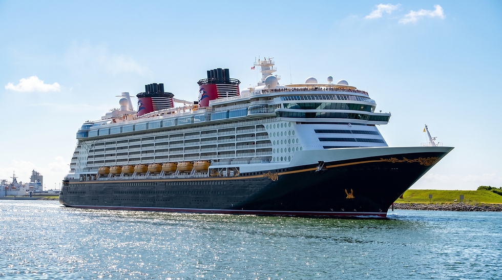 Disney Dream cruise ship sailing on the ocean