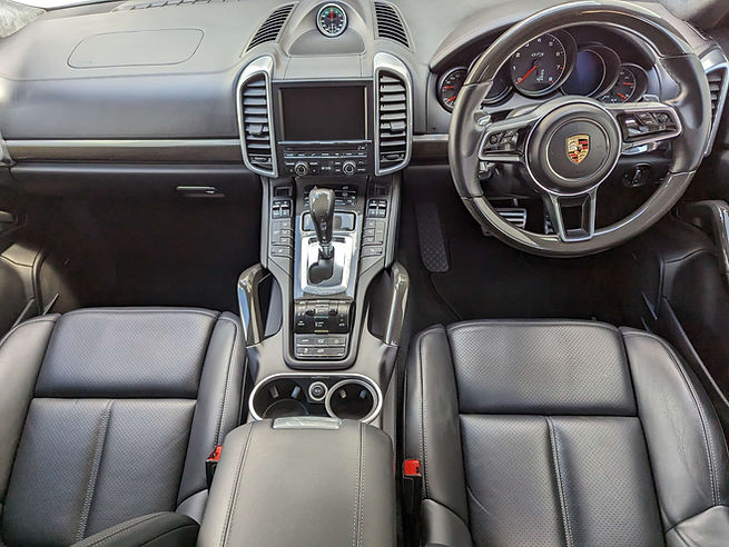Porsche Interior Leather Seats After Being Detailed in Perth, WA