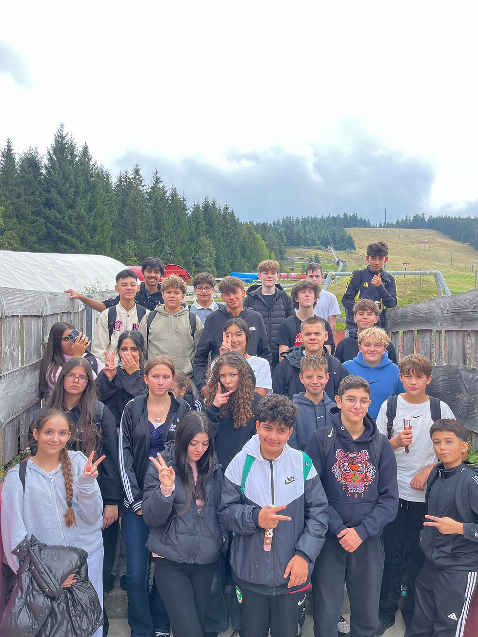Mut, Teamgeist und Adrenalin – die Klasse 8d am Mehliskopf