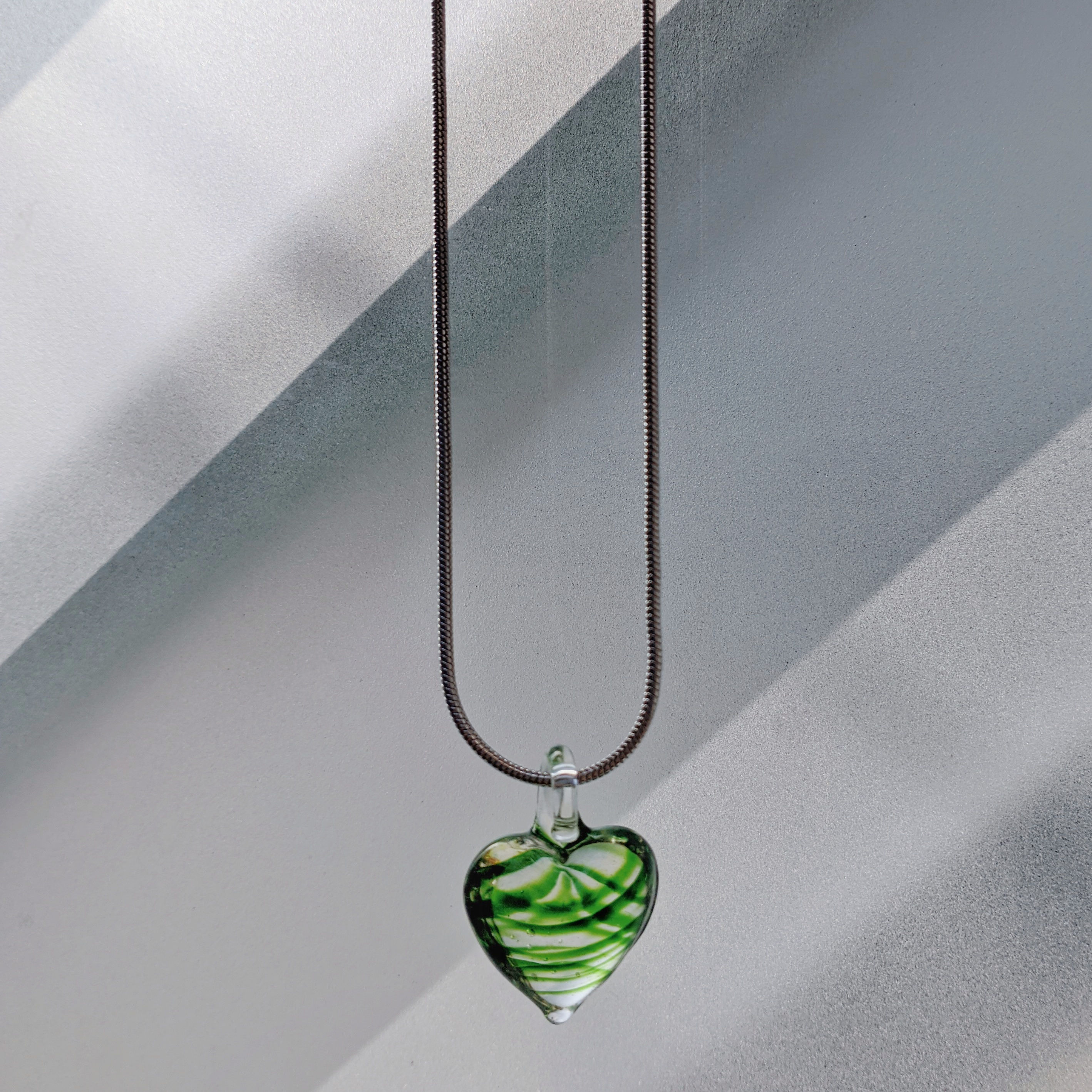 Collar Coraz贸n de cristal