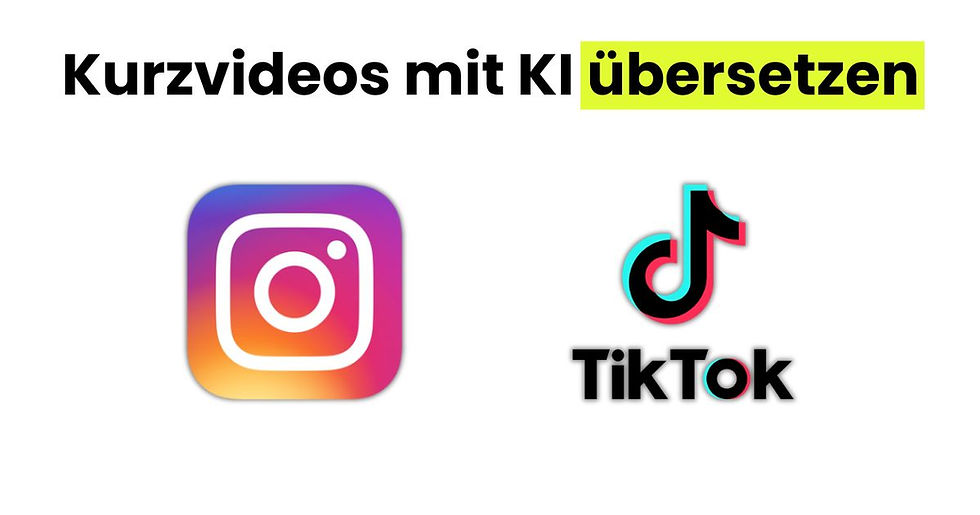 Kurzvideos mit KI übersetzen