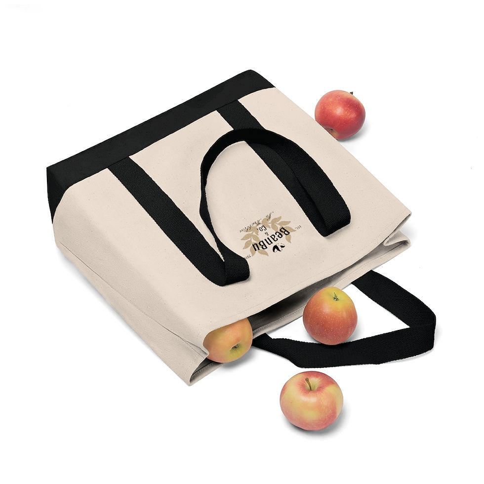 Thumbnail: BeanBu Embroidered Shopping Tote
