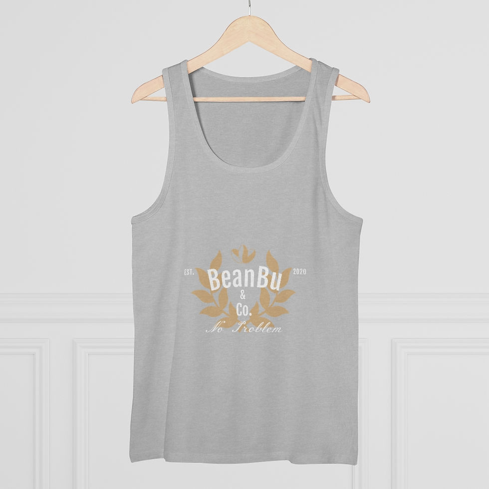 Thumbnail: BeanBu White Logo Men's Specter Tank Top
