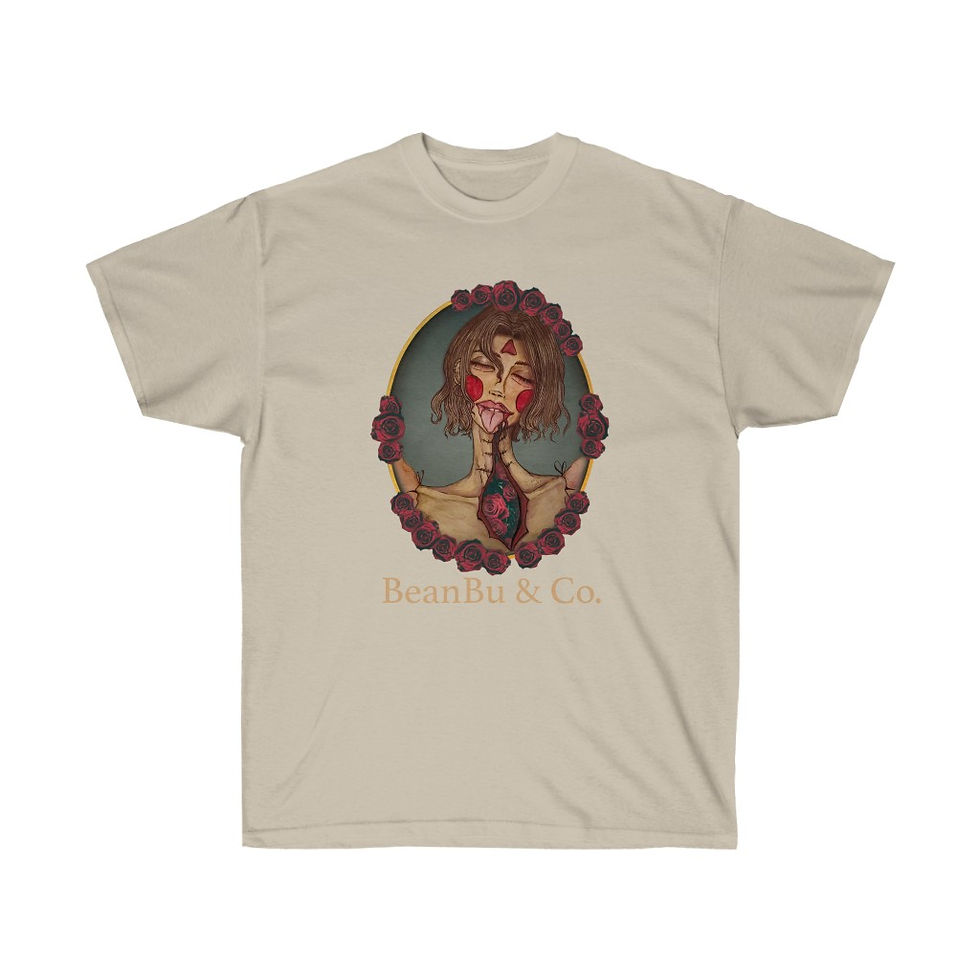 Thumbnail: "Girl With Flowers" Ultra Cotton Tee