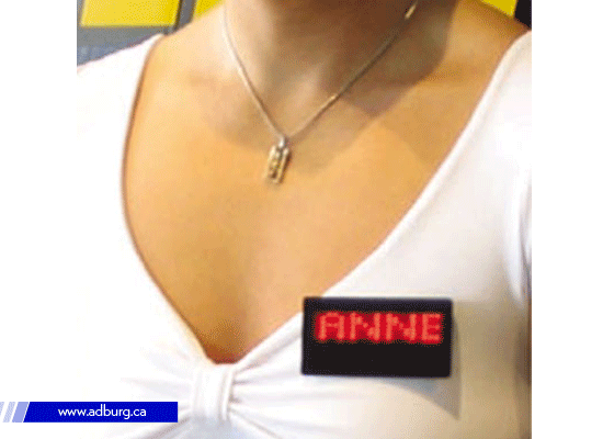 LED Name Badge