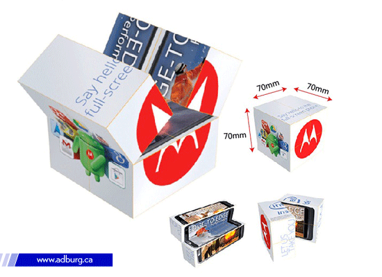 Folding Promotional Cube