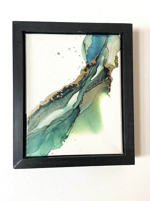 Deep Alcohol Ink | Zonia Clancy FineArt