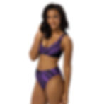 Thumbnail: Inky Purple High-Waisted Bikini