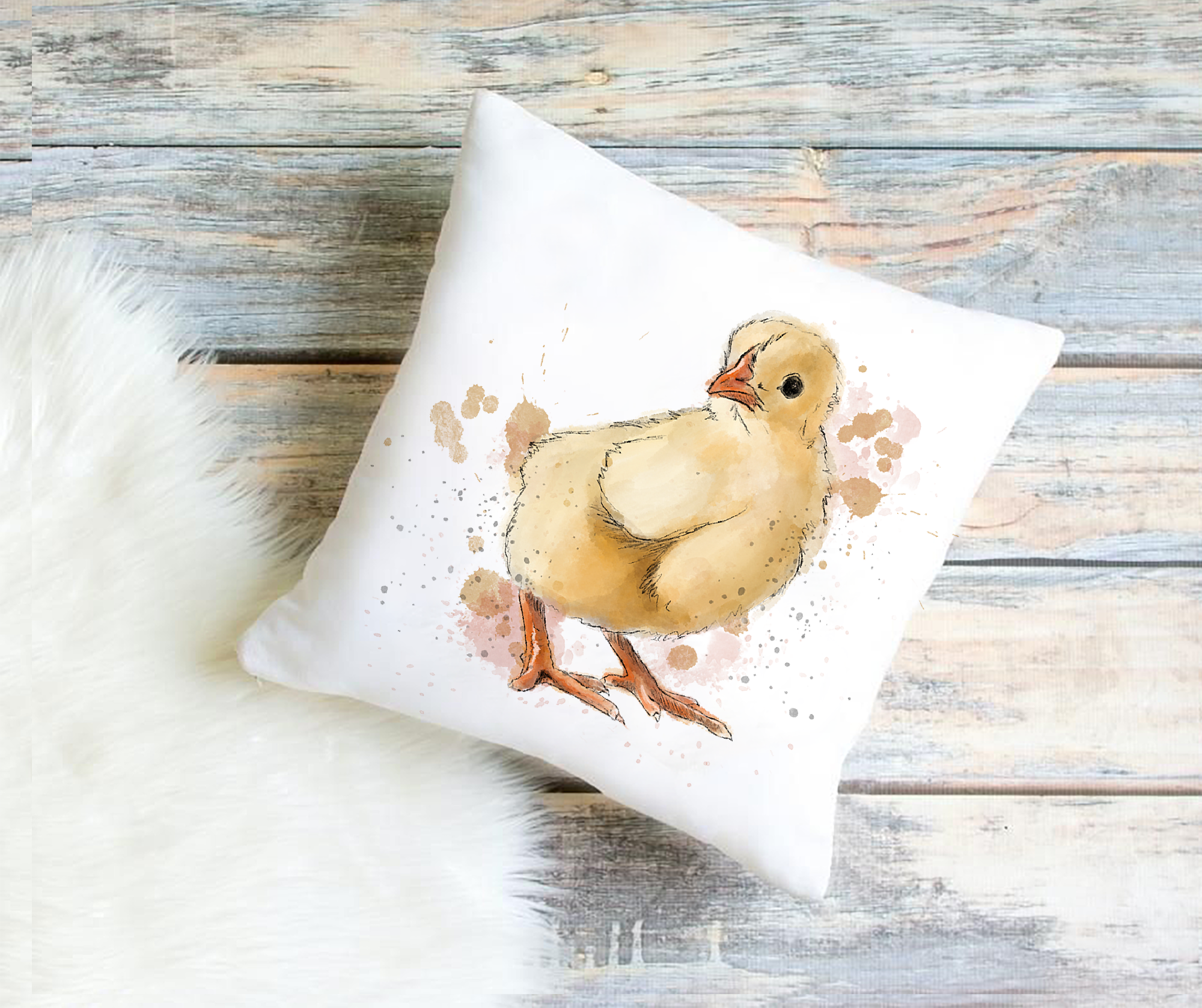 Chick Pillow Cover