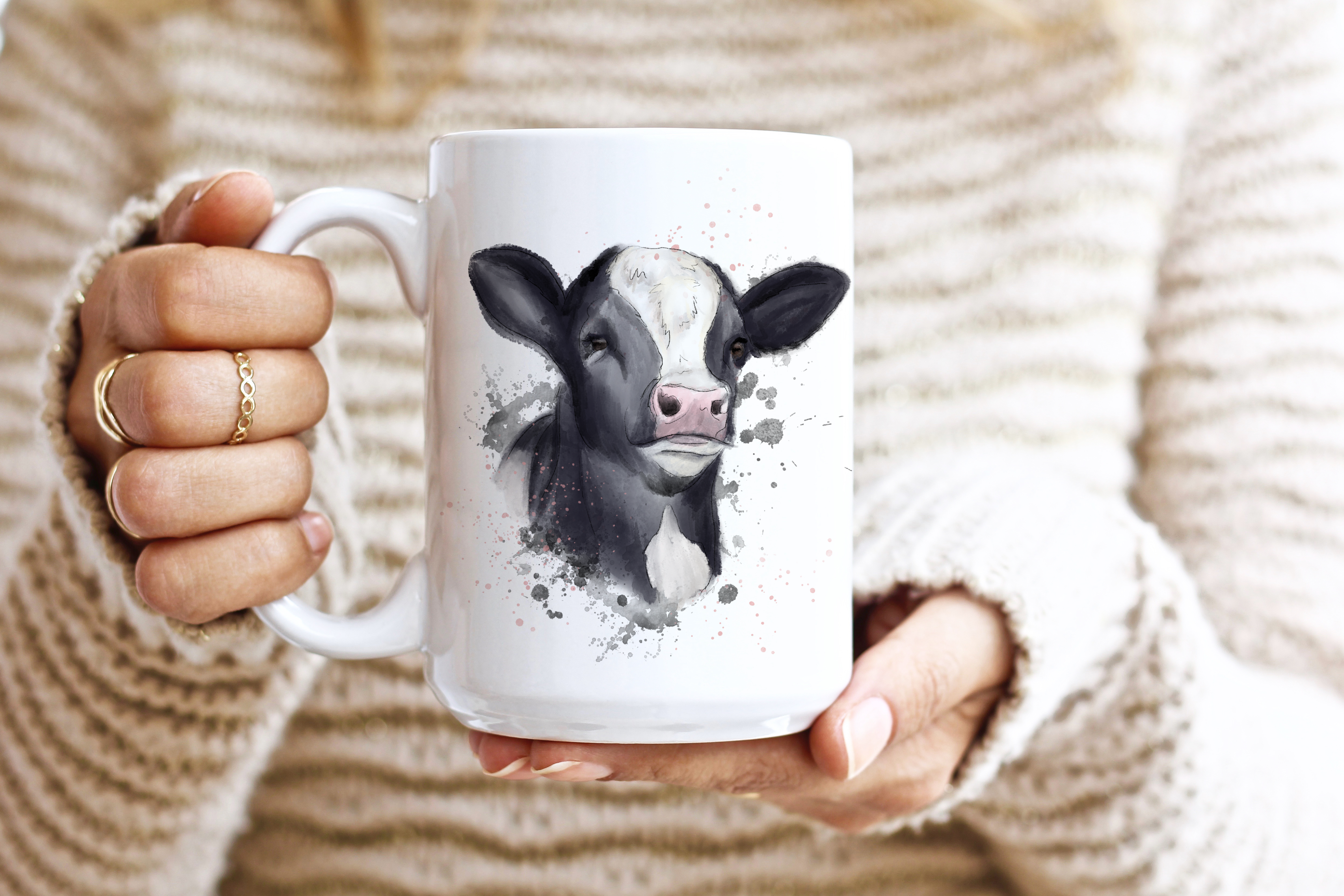 Dairy Cow Calf Mug