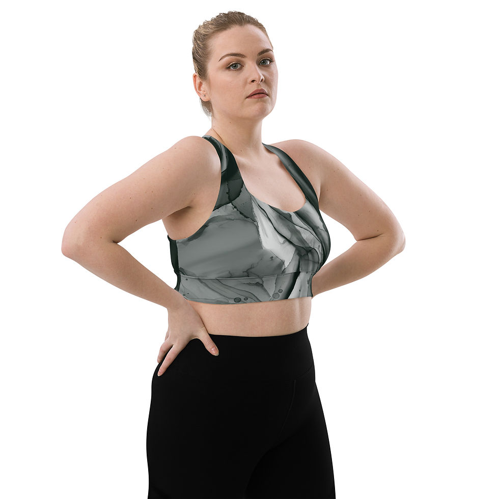 Thumbnail: Inky Grey Sports Bra