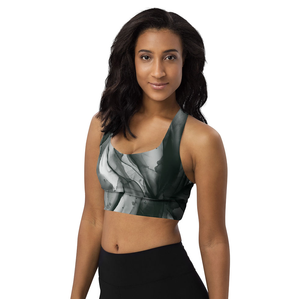 Thumbnail: Inky Grey Sports Bra
