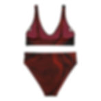 Thumbnail: Inky Red High-Waisted Bikini